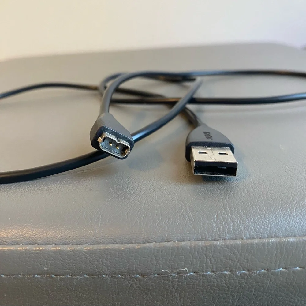 DelTex USB Charger For Fitbit CHARGE HR Charging Cable Cord